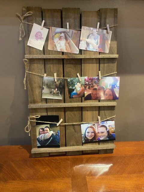 A modern twist on photo boards