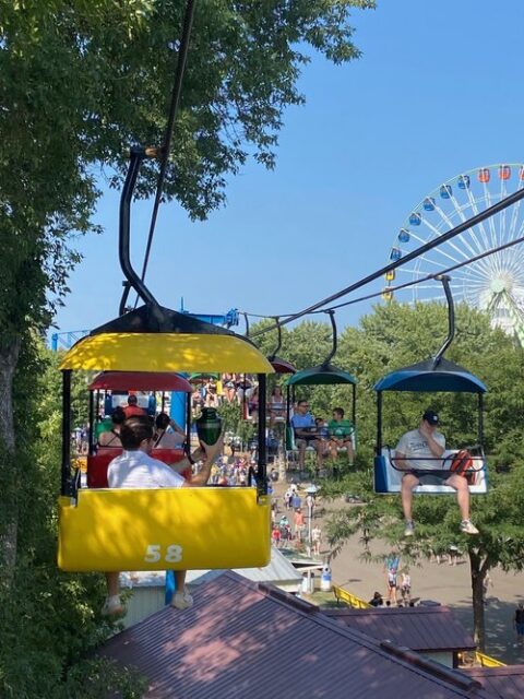 A ride on the sky ride - A Minnesota State Fair SendOff
