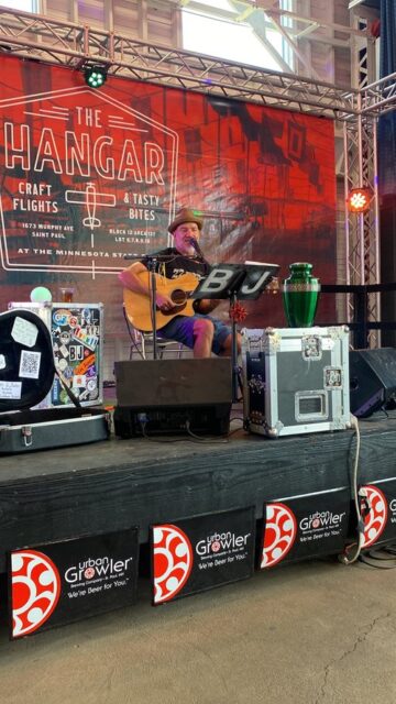 Being serenaded at The Hangar - a Minnesota State Fair SendOff