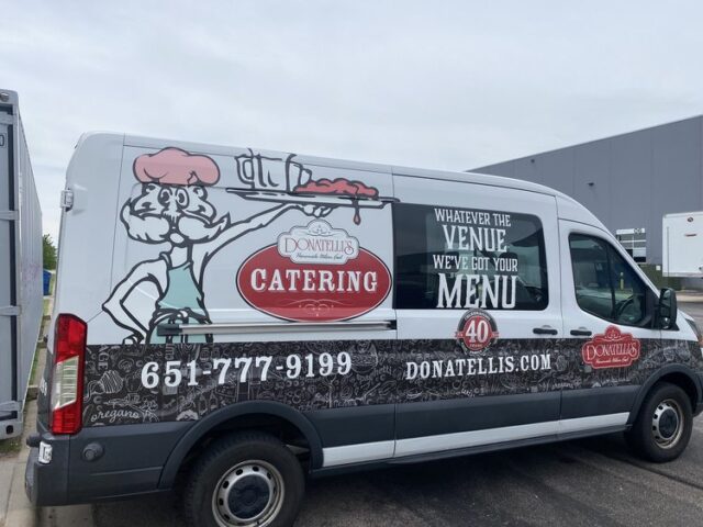 Donatelli's catering always comes through with good food