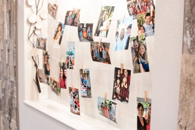 Gallery display of photos