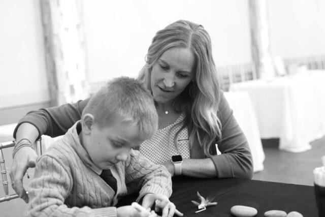 Rock painting is a great way to engage children at a SendOff